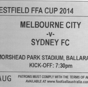FFA Cup ticket