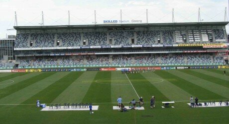 Skilled Stadium Geelong and Melbourne Victory Women versus Canberra United