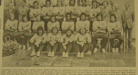 Socceroos 1974 from SW